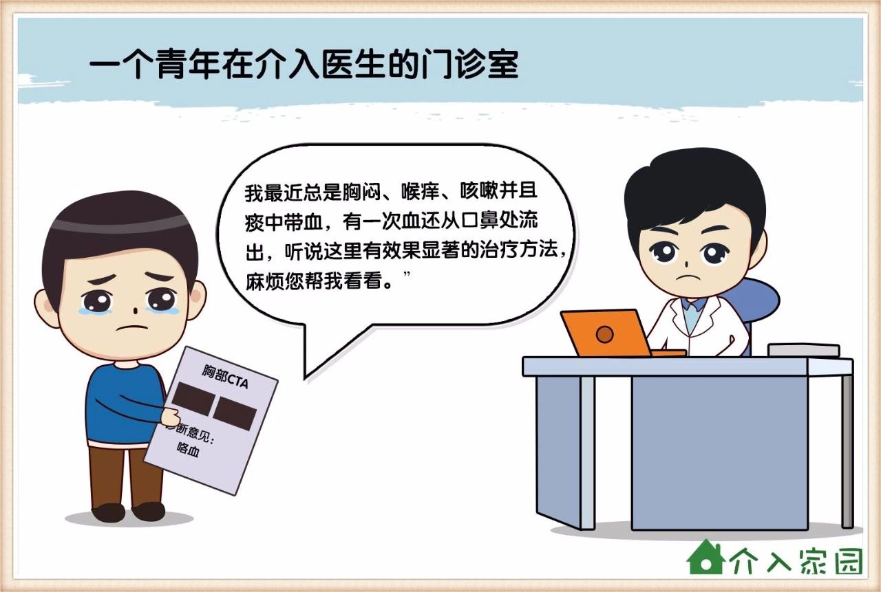 當咯血君遇到介入會發生什么？